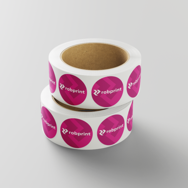 RobPrint Ronde Stickers op Rol - Afbeelding 2