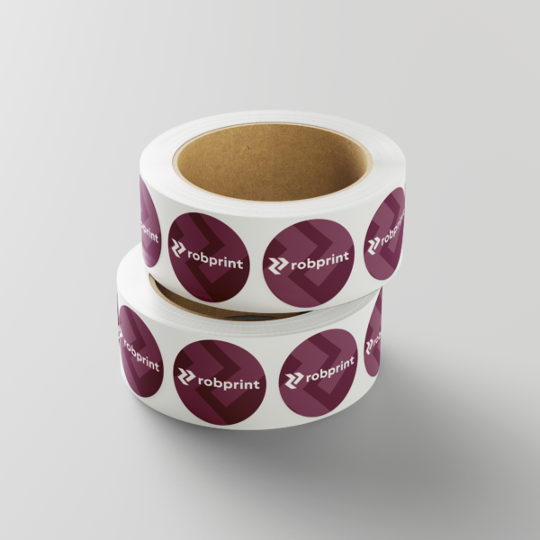 RobPrint Ronde Stickers op Rol - Afbeelding 4
